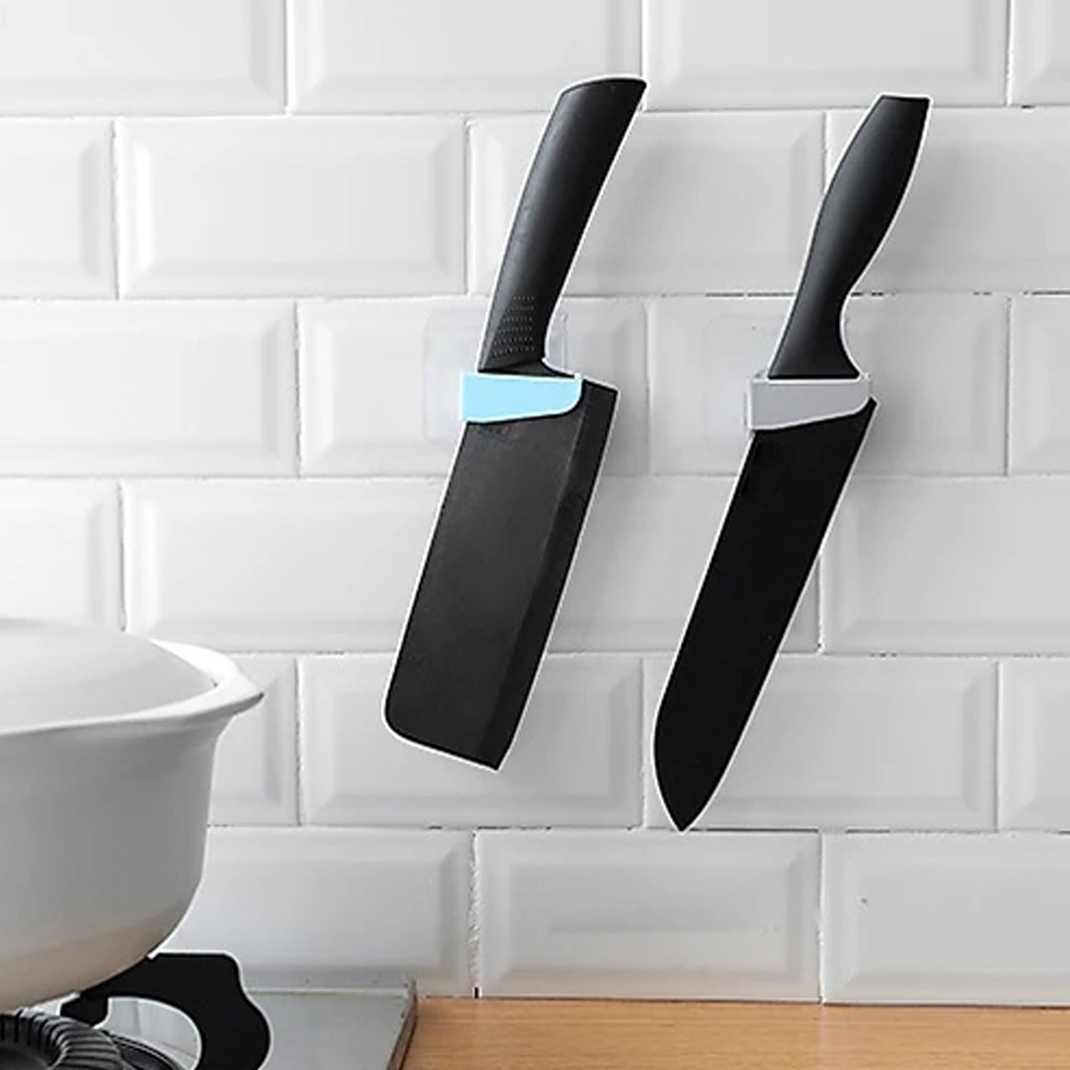 5733 Punch-free Wall Hanging Knife Holder / Stand, Knife Holder Kitchen Supplies Tool Holder Insert Knife Shelf Storage Rack (1 pc ) 5733 Punch-free Wall Hanging Knife Holder / Stand, Knife Holder Kitchen Supplies Tool Holder Insert Knife Shelf Storage Rack (1 pc )